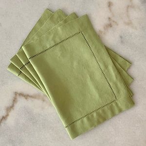 Pottery Barn Linen Hemstitch Placemats (set of 4)